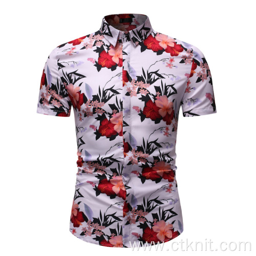 branded summer printed shirts for men